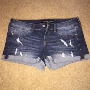 Express jean shorts